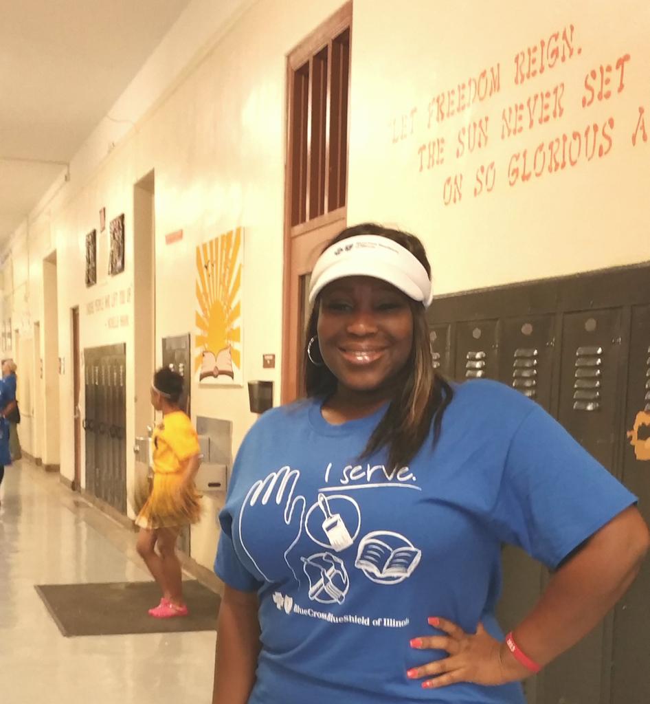 LMA1913's tweet photo. My #motivationmonday @ChiPubSchools #JNThorpe Elementary school #BestQuotes @ChicagoCares #Imimpact #Iserve w/@BCBSIL http://t.co/hzgYFzwXF8