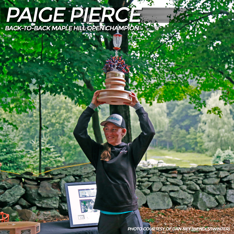 ProdigyDisc's tweet photo. Congratulations to @ppierce29190 on her b2b win at the #MapleHillOpen! (photo courtesy of Dan Ney @endlsswinter) http://t.co/NMs4GuoGCp