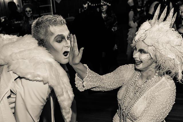 R_MasterOctavia's tweet photo. I think this is the first time I have seen your Queen enjoy herself. Looks like fun. @AmakTheIceRealm #GoblinBall http://t.co/QNWnm1YQP6