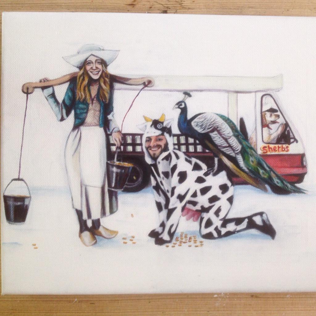 SherbsArt's tweet photo. Latest #art commission. #illustration #painting http://t.co/fUliAOpu0a