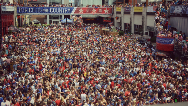SportingKC's tweet image. Are you coming to Tuesday's #USA watch party @KCPLDistrict? RSVP &amp;amp; spread the word! on.fb.me/1LRaUhM #BELIEVE