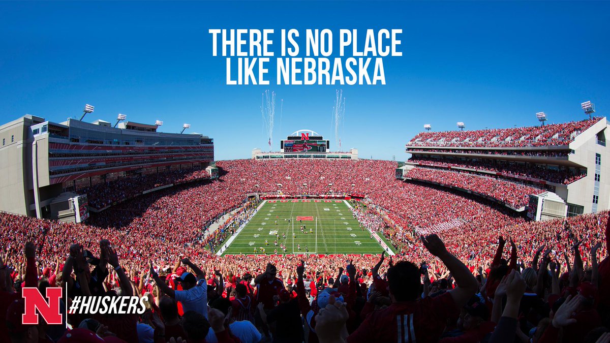 Huskers's tweet photo. Nation leading 340 consecutive sell outs.

There is #NoPlace like Nebraska!

Vote: https://t.co/DcpbQDKh2L http://t.co/9q6PhxEnS2
