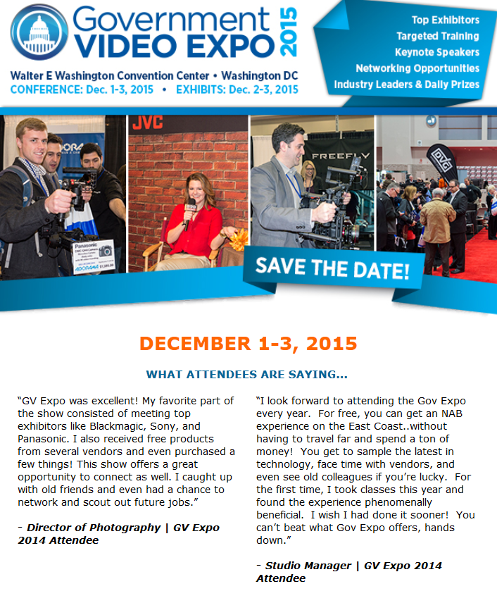 Past Attendees AGREE, this is one show you don't want to miss! Sign up to receive more info: bit.ly/1HLox3V