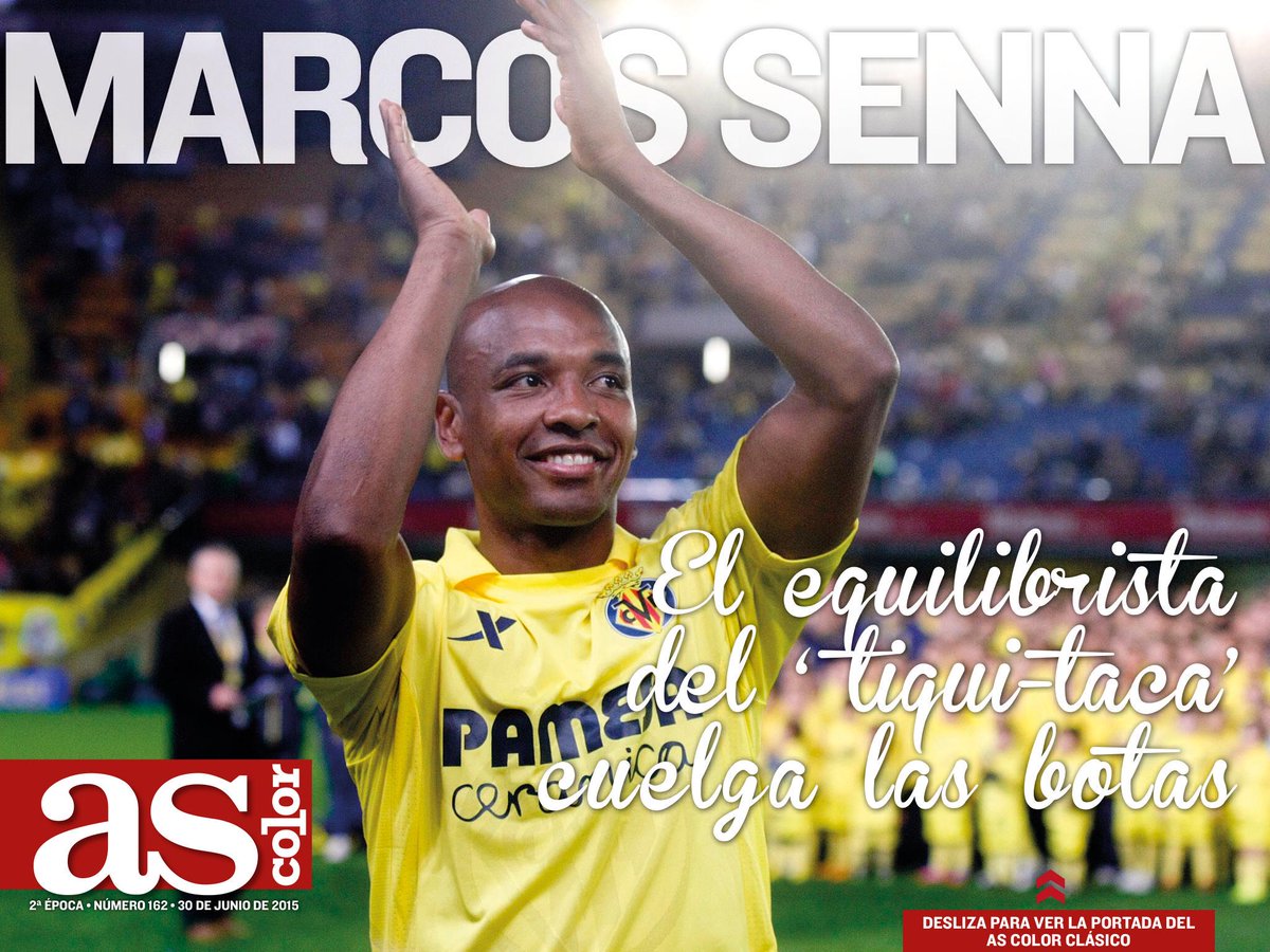 AS_MAVasco's tweet photo. .@MarcosSenna19, campeón de Europa con la @SeFutbol, protagonista mañana de la portada del nº162 de #ASColor http://t.co/lqxi1MZ6JO