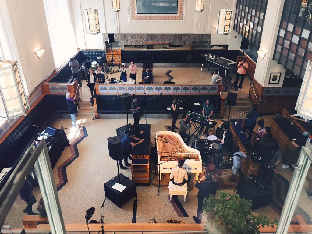 Soundcheck #socialmusicnomad #elevenmadisonpark @JonBatiste @chase