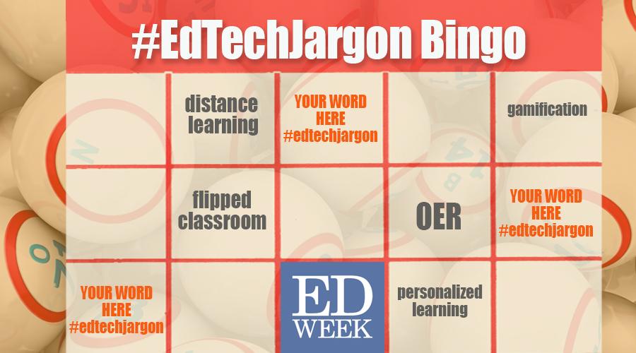 educationweek's tweet photo. Have you heard a lot of jargon at #ISTE2015 yet? Play #EdTechJargon bingo with us: http://t.co/Ip4CZIbyOR http://t.co/Hqu0f1rT3w