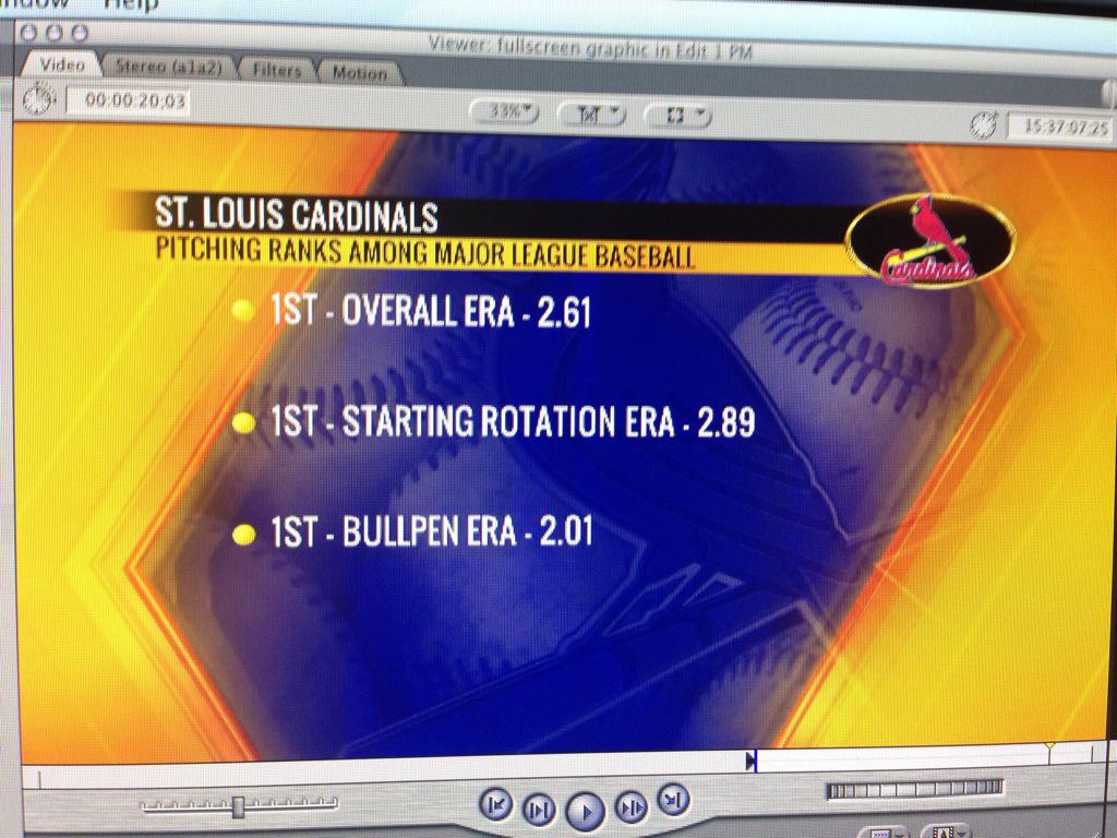 CharlieMarlow_'s tweet photo. #STLCards pitching ranks by the numbers http://t.co/Oxk8wOlBGu