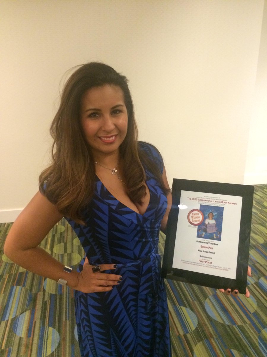 BeBookhouse's tweet photo. Alicia Elatassi's "Querido Papá (Dear Dad)" wins Best Parenting/Family Book at 2015 International Latino Book Awards http://t.co/9tEyFAADpf