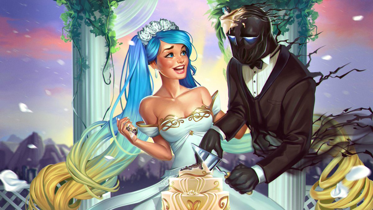 LeagueOfLegends's tweet photo. When matchmaking gets it right: http://t.co/8ZnrYwuENj | Fanart by @raspbearyart http://t.co/l9HJkxvcsy