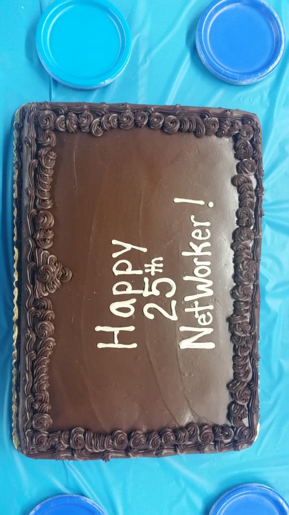 vmandic00's tweet photo. Happy B-Day! #NetWorker25 http://t.co/xMza3JCYqf