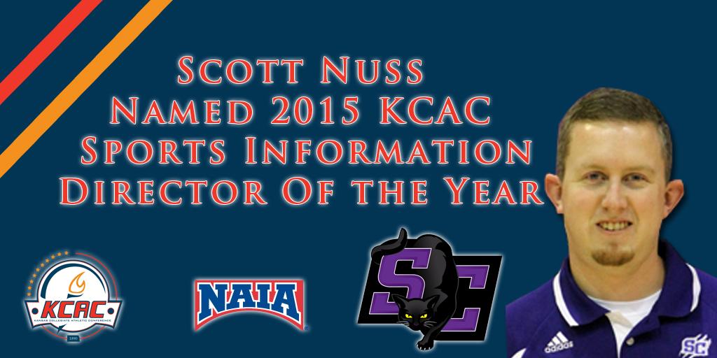 kcacsports's tweet image. Scott Nuss Selected as KCAC Sports Information Director of the Year: j.mp/SIDoftheYear