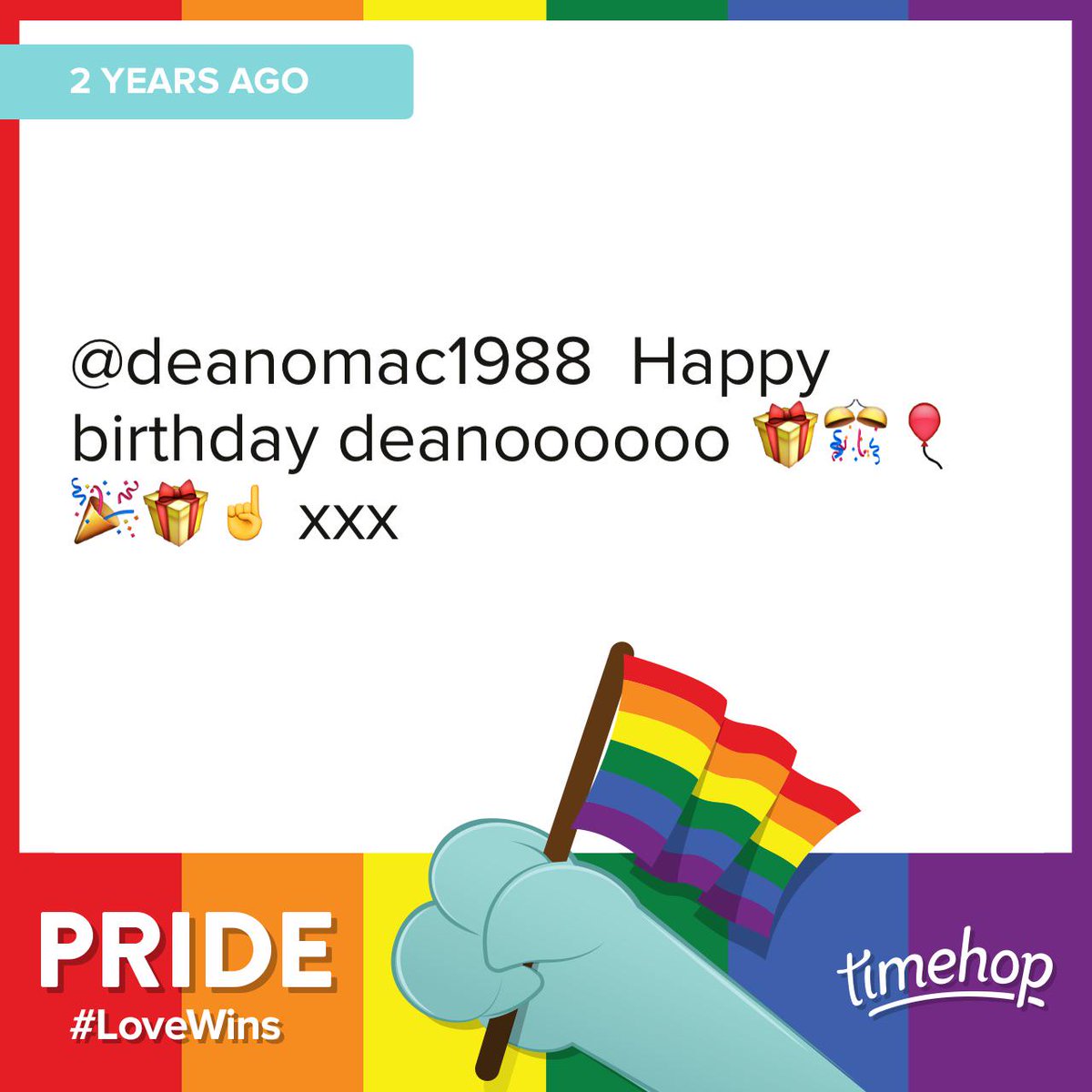 GeorgiaAllison4's tweet photo. Look at what was in my @timehop! @deanomac1988 http://t.co/mvz2sWSV9Y http://t.co/XLYWpeK868