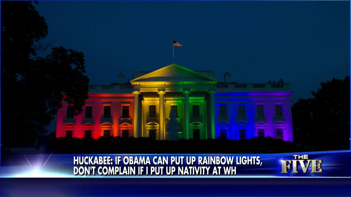 FoxNews's tweet photo. .@tomshillue: President Obama &amp; Hillary Clinton "ran for president against gay marriage." #TheFive http://t.co/hrFmk5ElH9