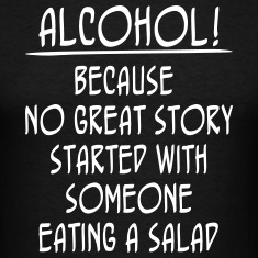 theniftybar's tweet photo. ”Alcohol...because no great story ever started with someone eating a salad…”

 http://t.co/RJNVzFRvHr http://t.co/NaFUe4647E
