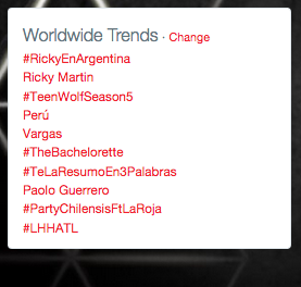 #RickyEnArgentina es TT. ¡Vaaaamos!