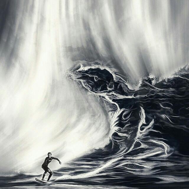 InstaTIZED's tweet photo. Abstract Wedge 
https://t.co/eLPYkbv4Np 
#thewedge #waveart #oceanart #newportwedge #surfart http://t.co/EuYecpu4bC