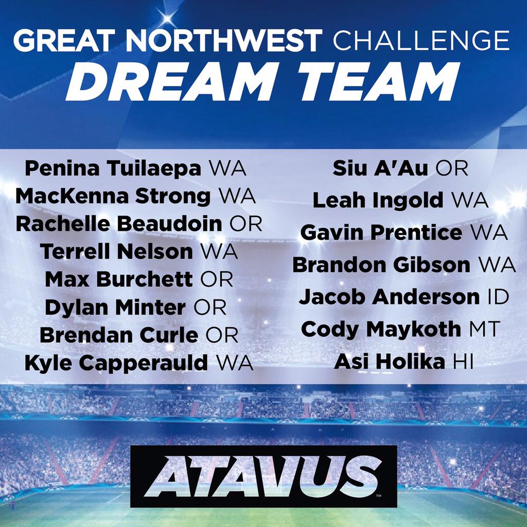 Our team on the ground this past weekend @ the #GNC selected 3 players from each division to make up this #DreamTeam!