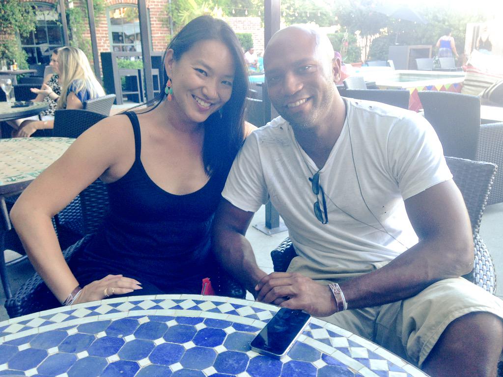 Spotted these lovely people <a href="/raleighfoodwine/">Raleigh Food & Wine</a> Bernadette ARai Damon Butler <a href="/trirestweek/">Tri Restaurant Week</a> <a href="/blvd365/">Damon Butler</a> <a href="/triangleblvd/">Triangle Blvd</a> #RFWF