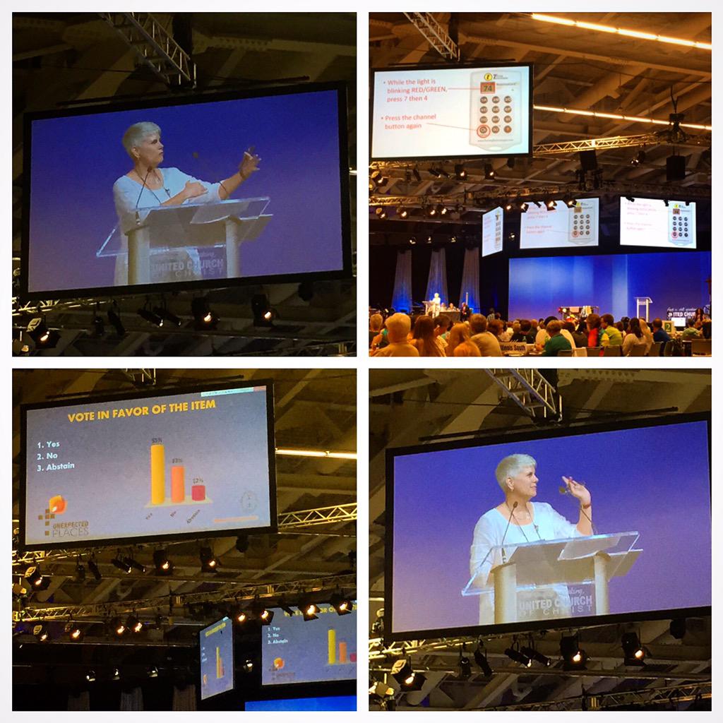 That's how you get hundreds of delegates to switch their clickers... Put <a href="/Libby_Tigner/">Libby Tigner</a> on it #GS2015