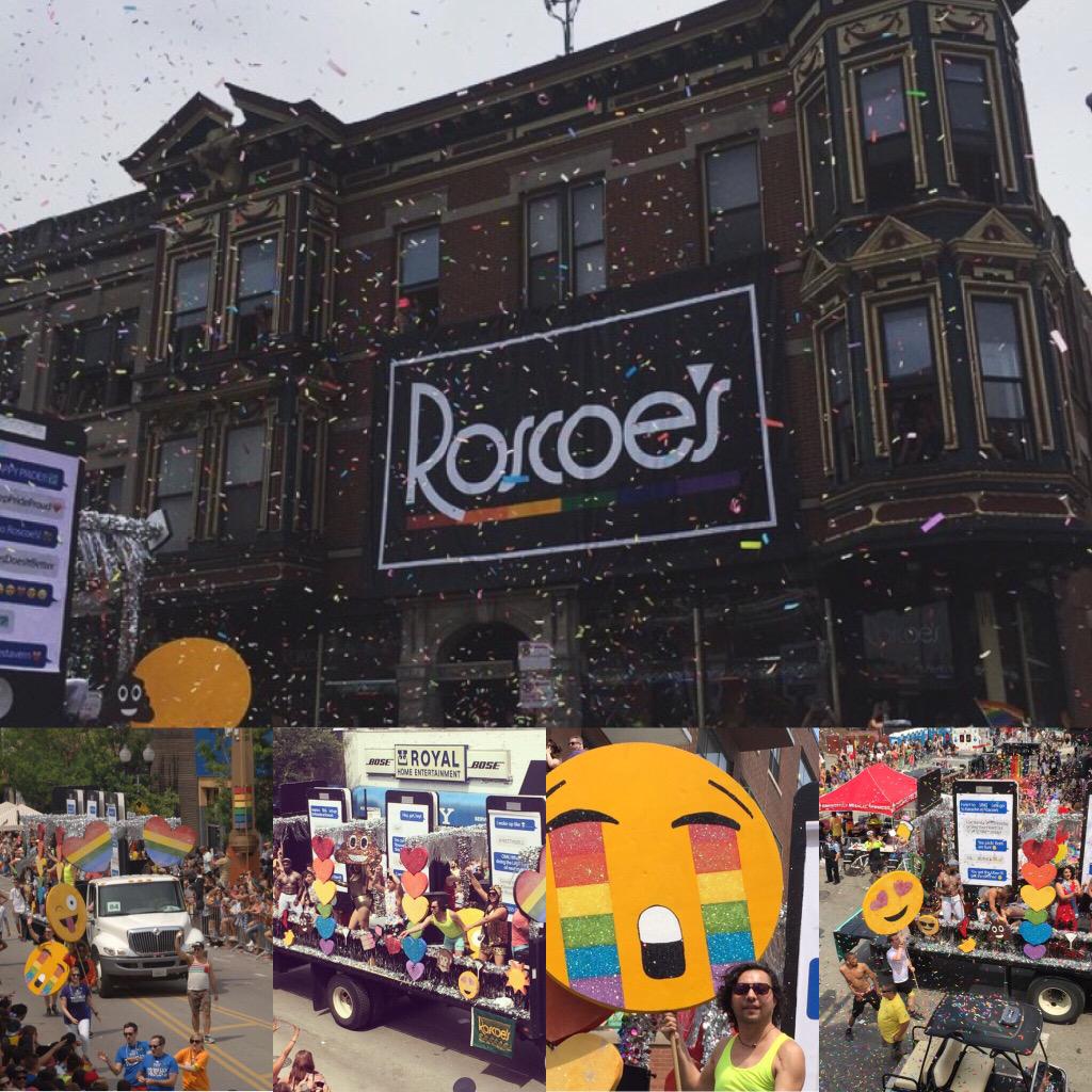 Roscoestavern's tweet photo. AMAZING Pride this year! Much ❤️ to all our fans, family, & friends! #PRIDE #KeepPrideProud #LoveWins #LoveWins http://t.co/MHz7o2D4t5