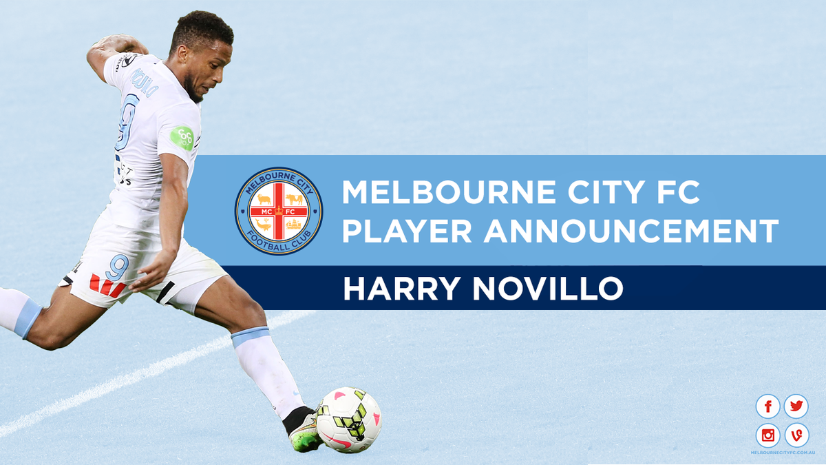 MelbourneCity's tweet photo. ANNOUNCEMENT | The season starts here for @novillo_harry! 

Details: http://t.co/IKJjl9THSL http://t.co/dDJxcPJ4TI