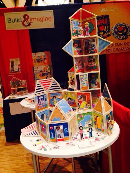 buildandimagine's tweet photo. At the end of the line in row 300: magnetic building sets that inspire storytelling. #LEConvention2015 http://t.co/qBuLLuIclZ