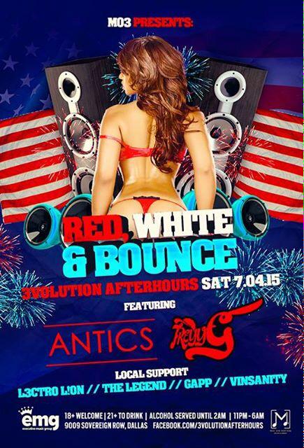 3volutionAH's tweet photo. @TreyyG &amp; @yourantics are at 3volution this Saturday for July 4th!  Dallas' Only Afterhours.  #3volveDallas http://t.co/0x5Sx3uztY