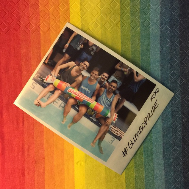 gumbonyc's tweet photo. Thanks 4 celebrating our proudest #PRIDE! ❤ @helloruroo 
#GUMBOPRIDE Polaroids coming soon! http://t.co/zNeqIGWRvC http://t.co/UIPoZuWbmk