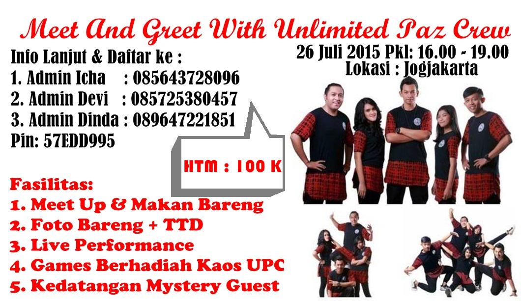 UPCHolicJogja's tweet photo. Terakhir Pendaftaran Hari Sabtu tgl 25 Juli 2015. Yuk Buruan Daftar, kapan lagi bisa MnG with UPC cc: @AyodyaBanu http://t.co/RQ6E4FCXrU