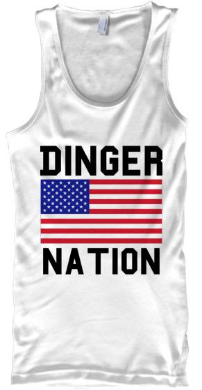 iHitDinger's tweet image. Get the all new Dinger Nation clothing! Send us a screenshot of your order! Teespring.com/OneNation