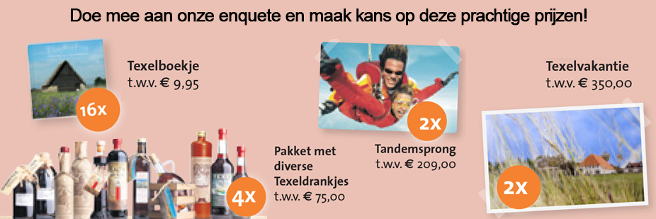 Doe mee aan onze enquete en maak kans op prachtige prijzen! Retweet dit bericht! texelnu.nl/enquete
