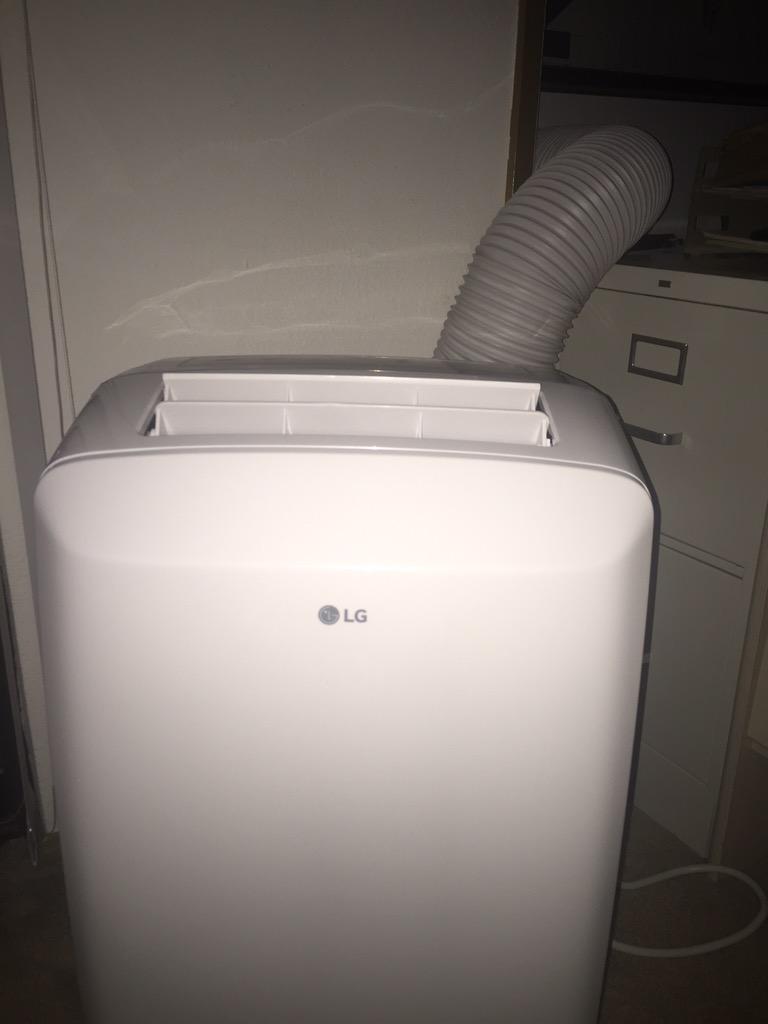 Portable ac is a beautiful thing #seattle #heatwave
