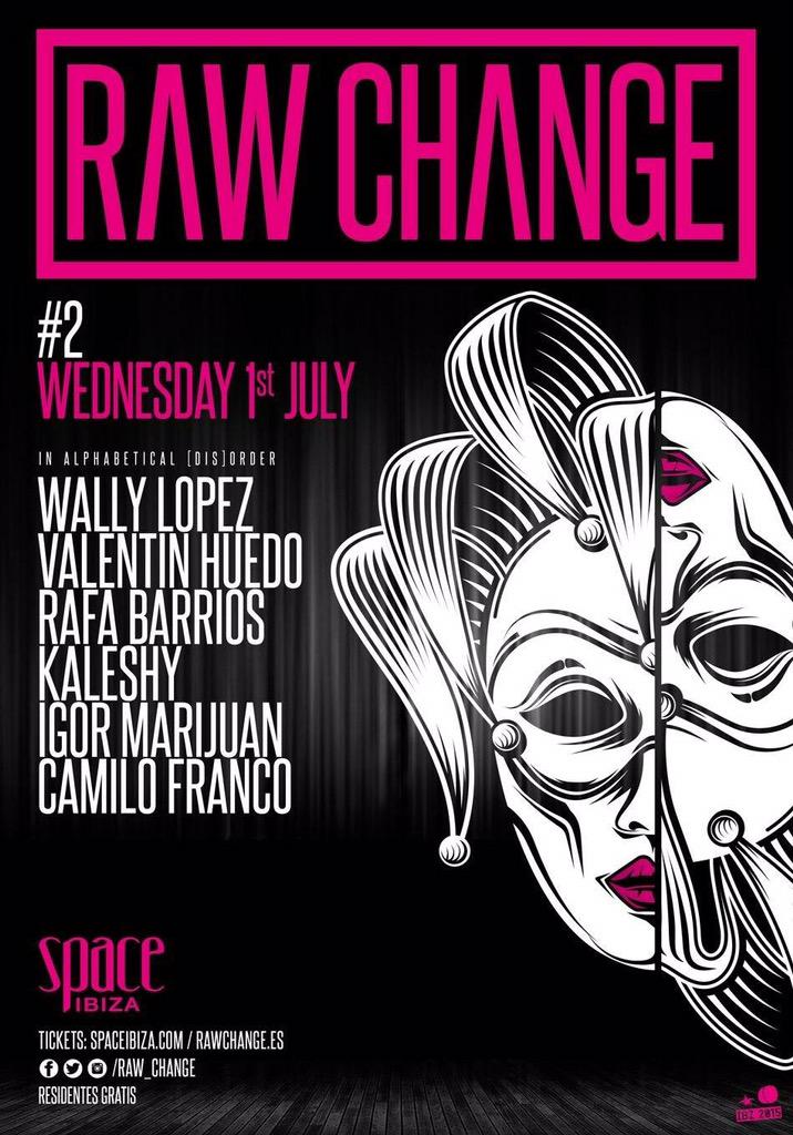 ibizasonica's tweet photo. #RawChange mièrcoles en la terraza de @SpaceIbiza > 1Julio> @wallylopez @IgorMarijuan @ValentinHuedo @rafabarriosdj + http://t.co/GCwV1OHakk