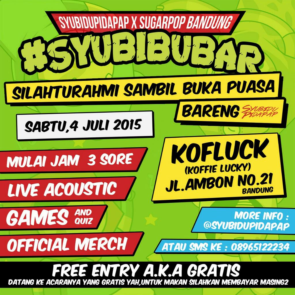 Tanggal 4 july besok yaa kita #SYUBIBUBAR
