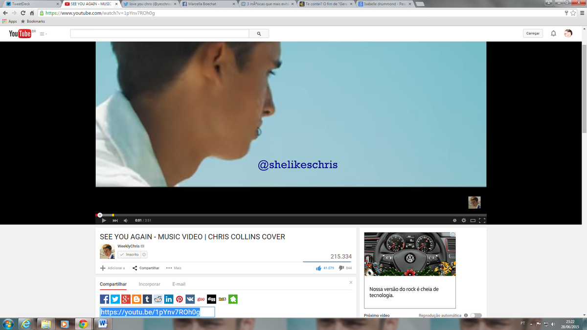 shelikeschris's tweet photo. @WeeklyChris make me smile follow me christian collins 
 i loved this video 
#NewChrisCover  http://t.co/0tvYUWUXuF ☺💓💝☺❤️😍🙈74