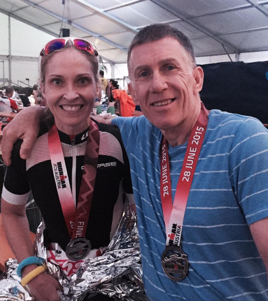 <a href="/ptron5000/">iPete</a> we both got PBs at #Ironman Austria Thanks <a href="/WhlsofOakville/">Wheels of Oakville</a> !