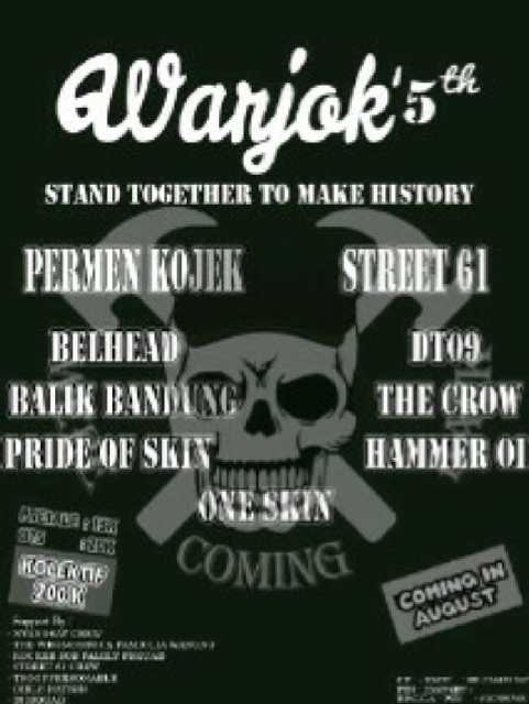 Next gigs <a href="/PrideOfSkin/">PRIDE OF SKIN</a>. <a href="/balikbandung_/">BalikbandunG_12</a>  <a href="/permen_kojek/">PERMENKOJEK Official</a> <a href="/BELDHEADOi/">BELDHEAD BDG</a>