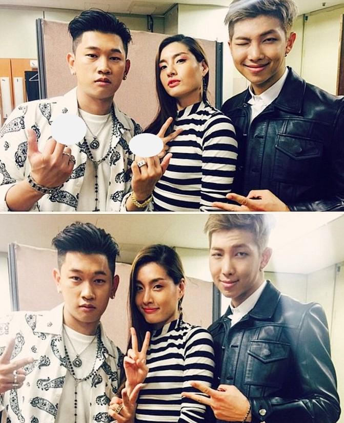 [monika_shin, IG] with #RM <a href="/BTS_twt/">방탄소년단</a> and <a href="/crush9244/">Crush</a> instagram.com/p/4Y4Y3Vprb-/?…
