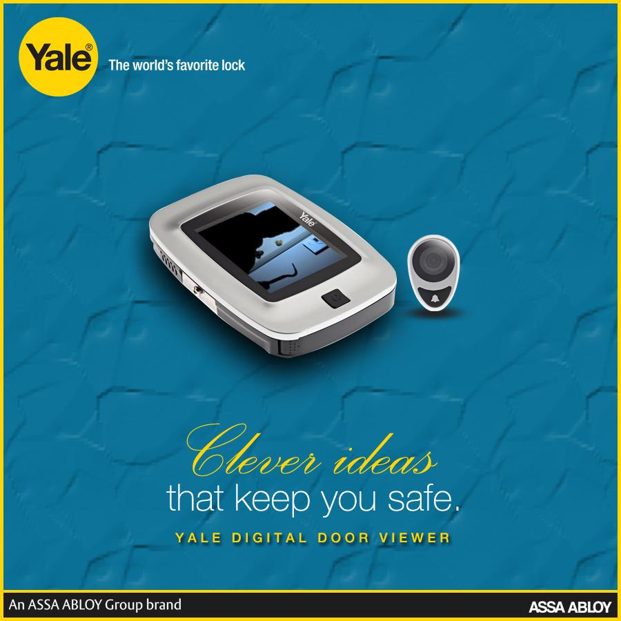 Yale_Digital's tweet photo. Be clever and install #YaleDigital 's Digital Door Viewers to keep yourself safe http://t.co/c6NIALnirY