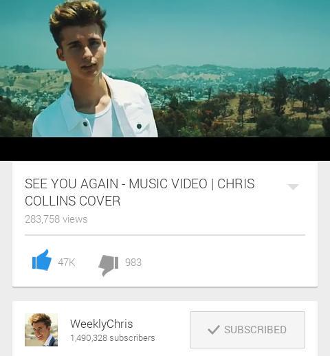 kotokotoko1028's tweet photo. Go watch #NewChrisCover
Don't forget to give it a big 👍👍👍
@WeeklyChris 
 https://t.co/4hdzFzOIVB
Follow me pls http://t.co/gSPYDTqyxZ
103