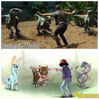 Jurassic World vs Pokemon
hehe awesome!