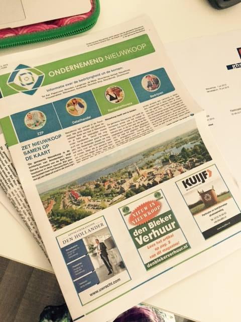 Daar is die dan, de Ondernemend Nieuwkoop special van juni. Heeft u hem al binnen? Eerste indruk? <a href="/ON2421/">OndernemendNieuwkoop</a> #special
