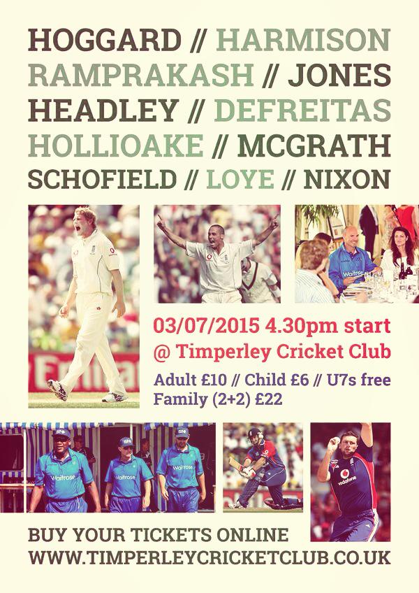 TimperleyHockey's tweet image. RT RT RT - England legends play cricket at TIMPERLEY this Friday - everyone welcome, £10 on the doors