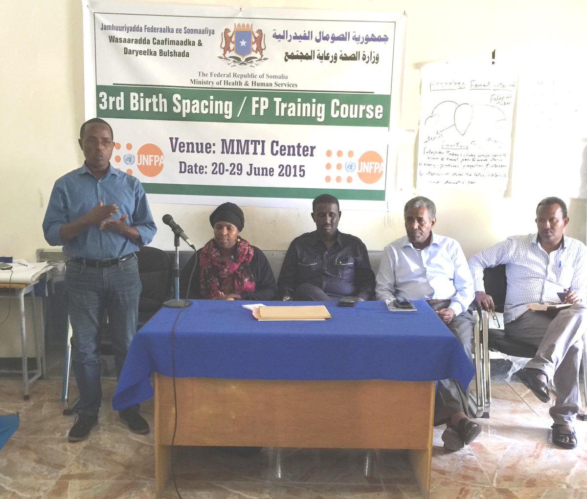 "We're committed to reducing maternal mortality &amp; morbidity in Somalia," #UNFPA's Dr. Dualle <a href="/GKyeyune/">Grace Kyeyune</a> <a href="/Pilirani/">Pilirani Semu</a>