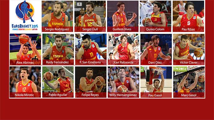 contracanasta's tweet photo. http://t.co/iD1IL1aDHC Los 17 de Scariolo para el #Eurobasket2015 @baloncestofeb http://t.co/l5EylL5rkJ