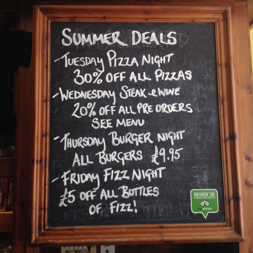 Hand and Flowers pub tweet media