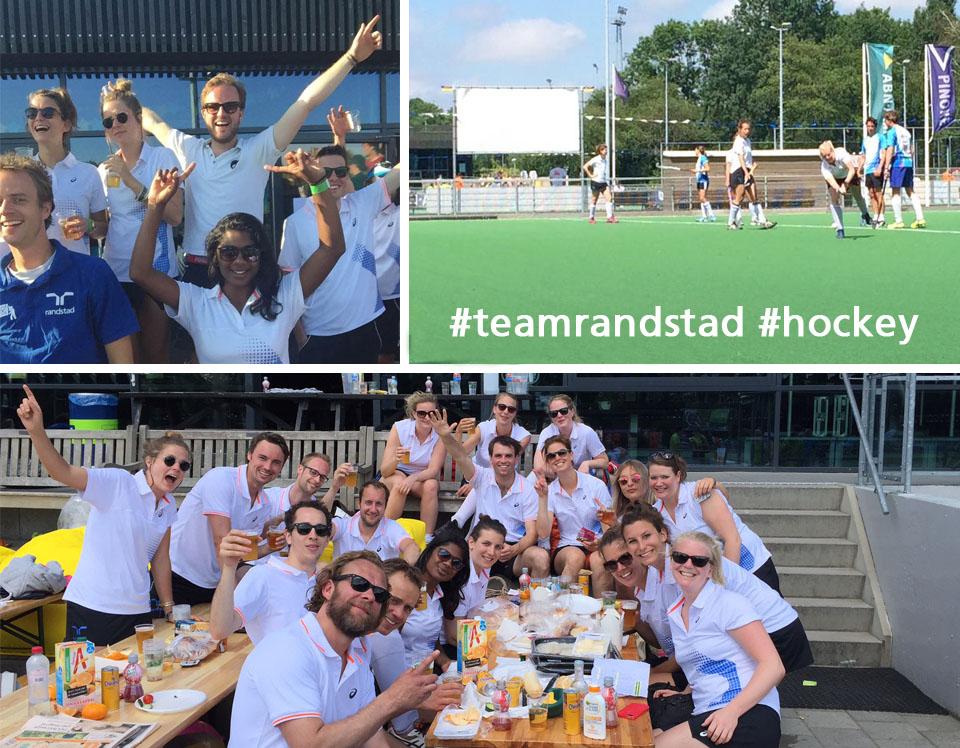 teamrandstad's tweet photo. Zaterdag is #teamrandstad 3e geworden op het ABN AMRO Intercompany #hockeytoernooi @pinoké Super gedaan! #topteam! http://t.co/D82YphCORp