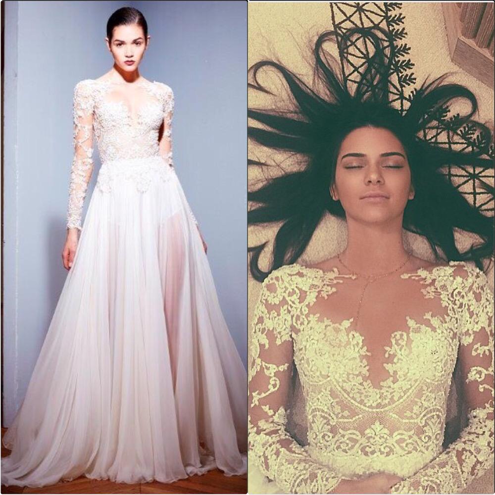 Here is the dress that @KendallJenner is wearing in the most liked picture  on #Instagram
