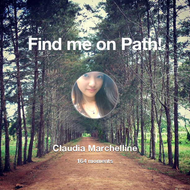 ClaudiaaMarch's tweet photo. I've shared 164 memories with my friends on #Path - see them now at http://t.co/HG95sUZ0SU! #thepersonalnetwork http://t.co/hco4IkuJJ6