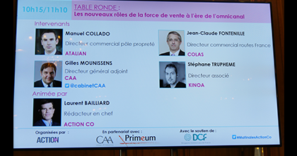 CabinetCaa's tweet photo. Et c'est reparti avec @CabinetCaa pour la 2ème table ronde #MatinalesActionCo #CabinetCAA #forcedevente #omnicanal http://t.co/d39Yx45CYX